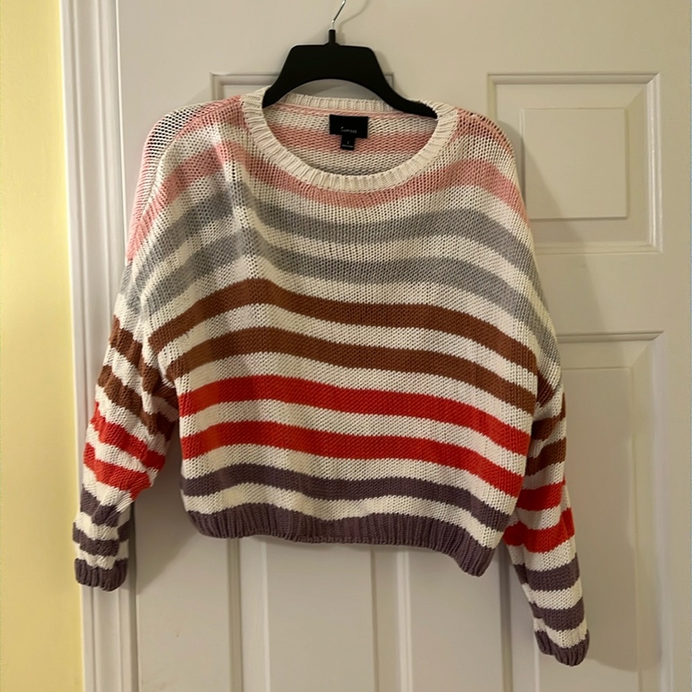 Lumiere striped sweater, size small